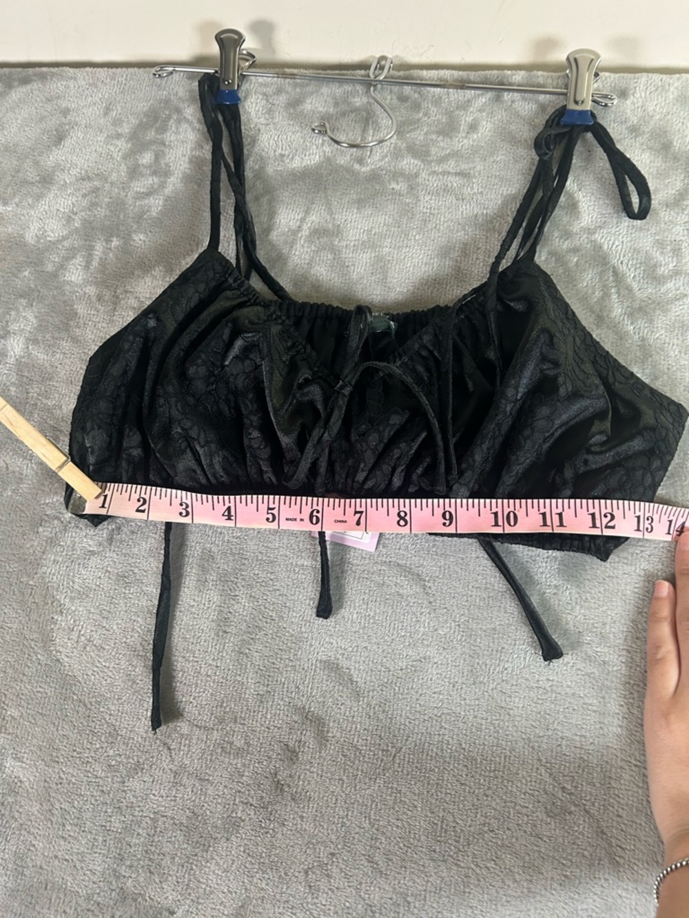 wild fable Black Textured Lace Bralette and skirt set NWT - Picture 13 of 16